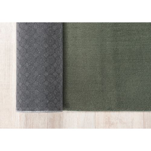 Tapis Moelleux Poils Courts, Antidérapant, Lavable, Soft, Forêt, 120 X 120 Cm