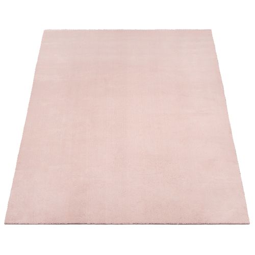 Tapis Moelleux Poils Courts, Antidérapant, Lavable, Soft, Blush, 200 X 280 Cm