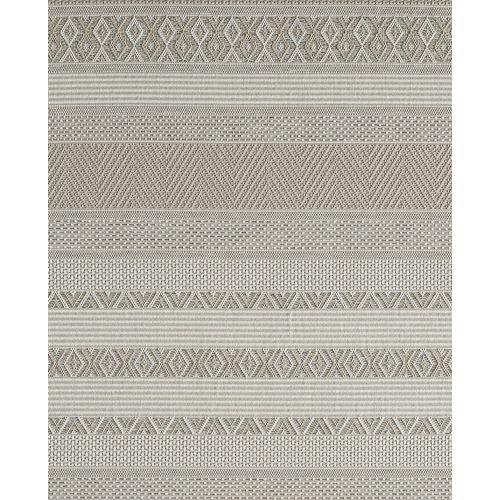 Tapis Calgary Tissé Plat Extérieur Moderne, Beige, 240x340 Cm