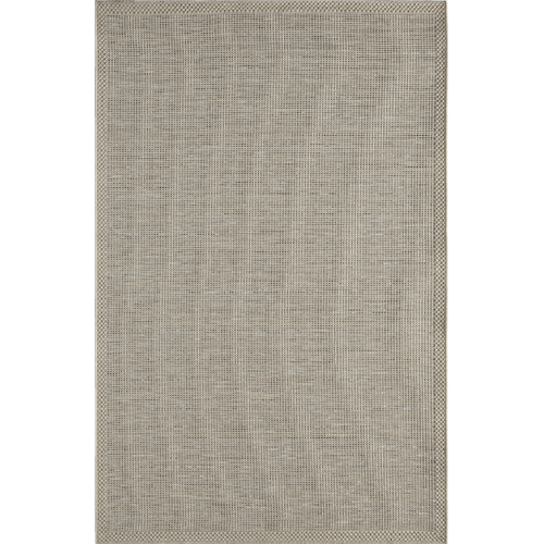 Tapis Calgary Tissé Plat Extérieur Design Moderne, Beige Gris, 120x160 Cm
