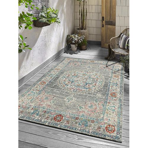 Tapis Palma Extérieur Oriental, Gris, 160x230 Cm