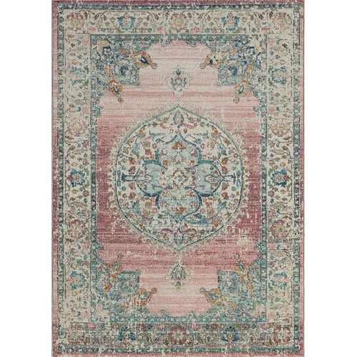 Tapis Palma Extérieur Oriental, Rose, 140x200 Cm