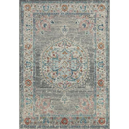 Tapis Palma Extérieur Oriental, Gris, 140x200 Cm