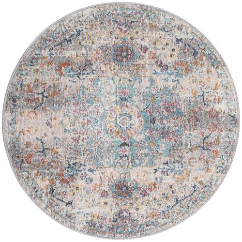 Tapis Palma Extérieur Vintage, Multi, 120 Cm Ronde
