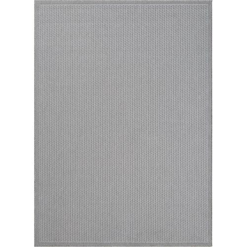 Tapis Toulouse Extérieur Uni, Gris, 160x220 Cm