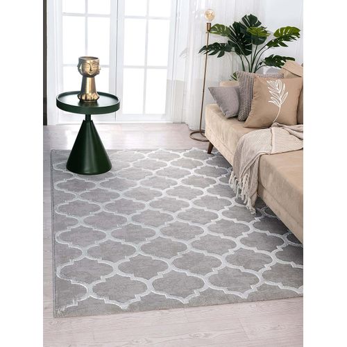 Tapis Knight 3d Brillants, Gris, 200x290 Cm