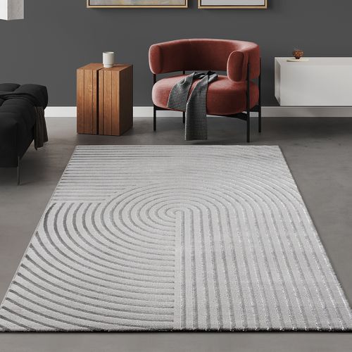 Tapis Knight 3d Brillants, Gris, 160x230 Cm