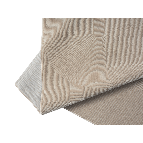 Tapis Lima Design Salon Moderne Art Curve, Beige, 120x170 Cm