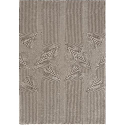 Tapis Lima Design Salon Moderne Art Curve, Beige, 160x230 Cm