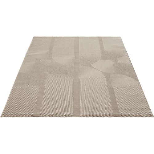 Tapis Lima Design Salon Moderne Art Curve, Beige, 200x290 Cm