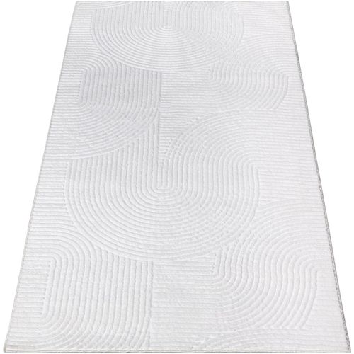 Tapis Rio Salon Antidérapant Arc, Blanc Cassé, 80x150 Cm
