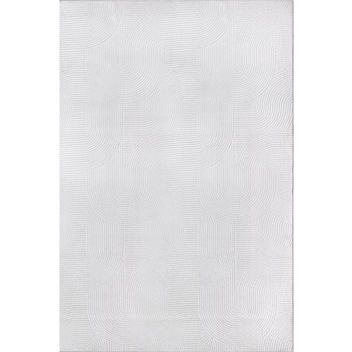 Tapis Rio Salon Antidérapant Arc, Blanc Cassé, 80x300 Cm