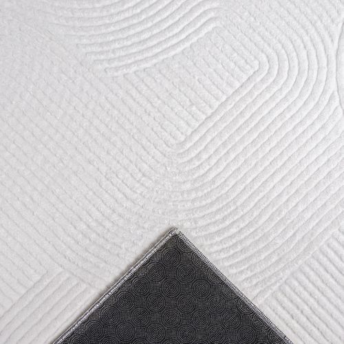 Tapis Rio Salon Antidérapant Arc, Blanc Cassé, 80x300 Cm