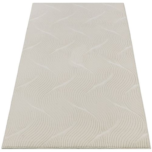 Tapis Rio Salon Antidérapant 3d, Crème, 200x280 Cm