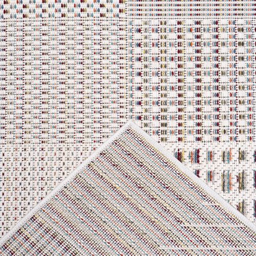 Tapis Lagos Extérieur Géométrique, Crème, 160x230 Cm