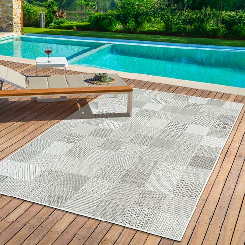 Tapis Lagos Extérieur Géométrique, Multi, 160x230 Cm