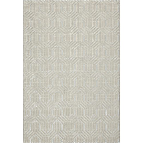 Tapis Mila Brillant, Élégant Conception, Crème, 120x170 Cm