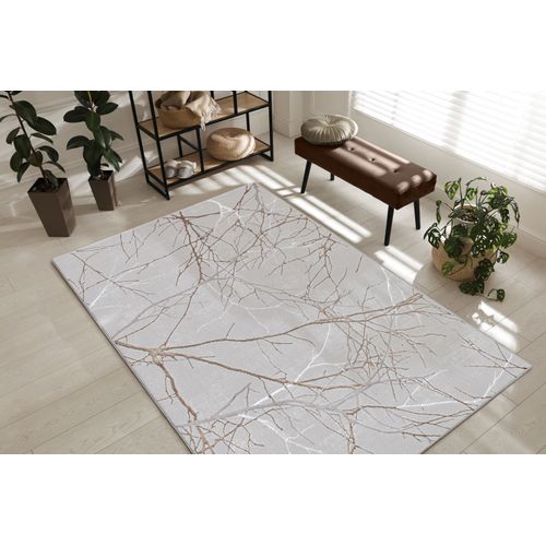 Tapis Mila Brillant, Nature, Gris, 80x300 Cm