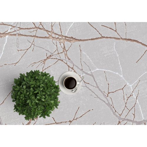 Tapis Mila Brillant, Nature, Gris, 120x170 Cm