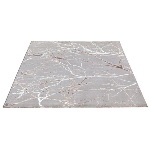 Tapis Mila Brillant, Nature, Gris, 200x290 Cm