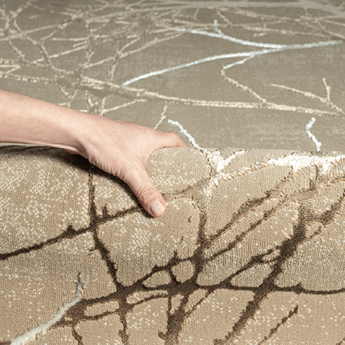 Tapis Mila Brillant, Nature, Beige, 200 Cm Ronde