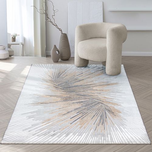 Tapis Mila Brillant, Abstrait Design, Gris, 140x200 Cm
