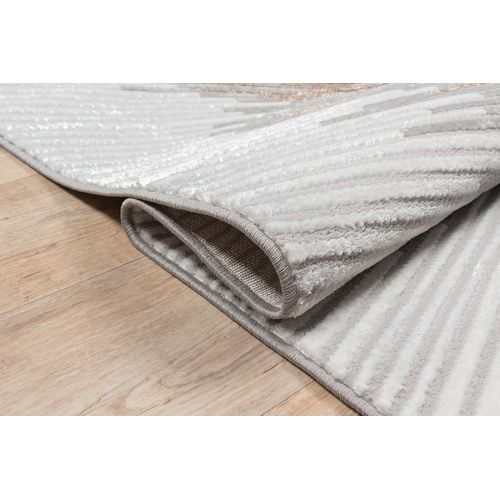 Tapis Mila Brillant, Abstrait Design, Gris, 80x300 Cm