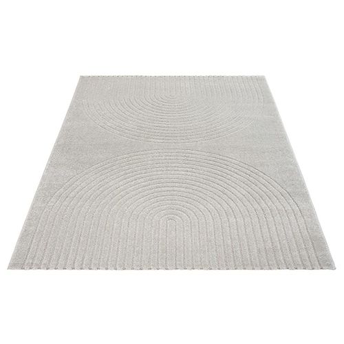 Tapis Elisa Design Géométrique, Gris, 120x160 Cm