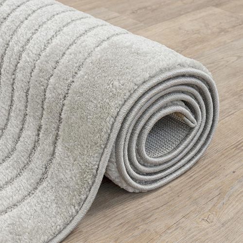 Tapis Elisa Design Géométrique, Gris, 140x200 Cm