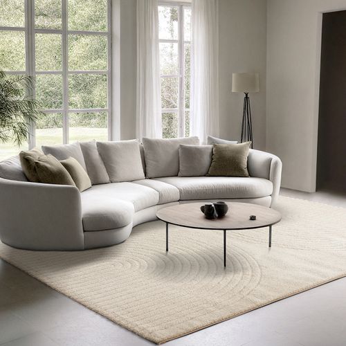 Tapis Elisa Design Géométrique, Crème, 200x280 Cm