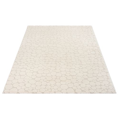 Tapis Elisa Design Pierres, Crème, 80x150 Cm