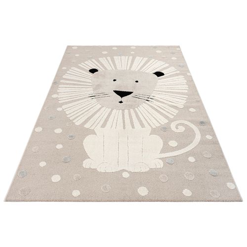 Tapis Jungle Kids Chambre Enfant 3d Résistant - Beige - 160x230 Cm