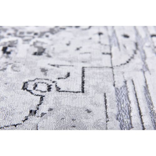 Tapis Tissé Plat Orelia 40x70 Cm - Argenté