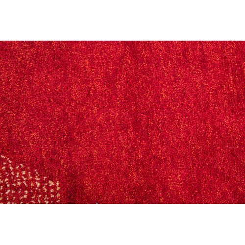 Tapis Gabbeh Denver 150x150 Cm - Rouge