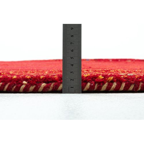 Tapis Gabbeh Denver 150x150 Cm - Rouge