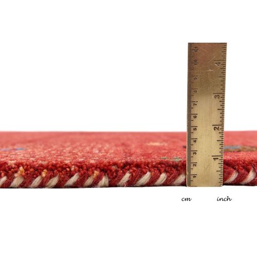 Tapis Gabbeh Denver 170x240 Cm - Rouge