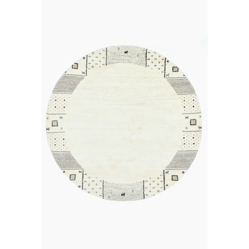 Tapis Gabbeh Denver 150x150 Cm - Beige