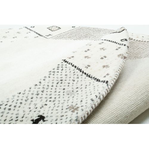 Tapis Gabbeh Denver 150x150 Cm - Beige