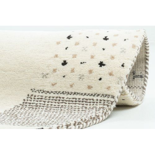 Tapis Gabbeh Denver 150x150 Cm - Beige