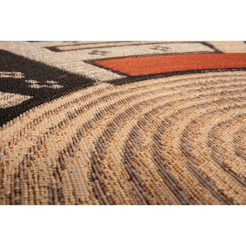 Tapis Pour Intérieur Et Extérieur Aurora Diam 130 Cm - Beige