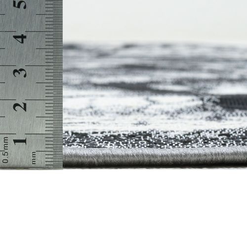 Tapis Pour Intérieur Et Extérieur Aurora Diam 80 Cm - Gris