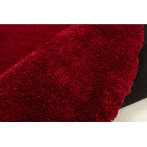 Tapis Shaggy Uni Cozy 135x200 Cm - Rouge