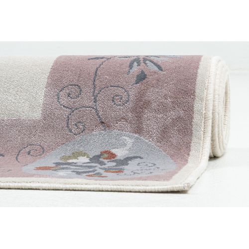 Tapis Tissé En Viscose Cherina 200x290 Cm - Rose