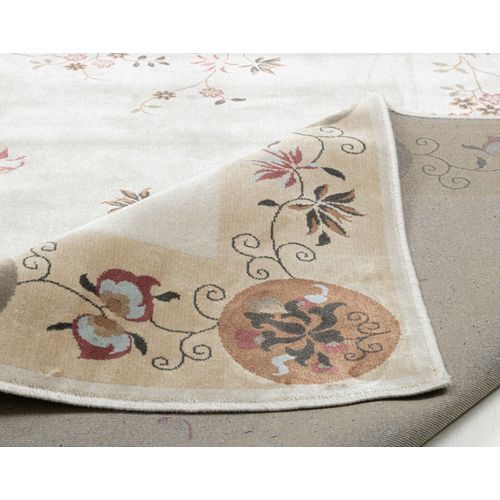 Tapis Tissé En Viscose Cherina 50x80 Cm - Beige