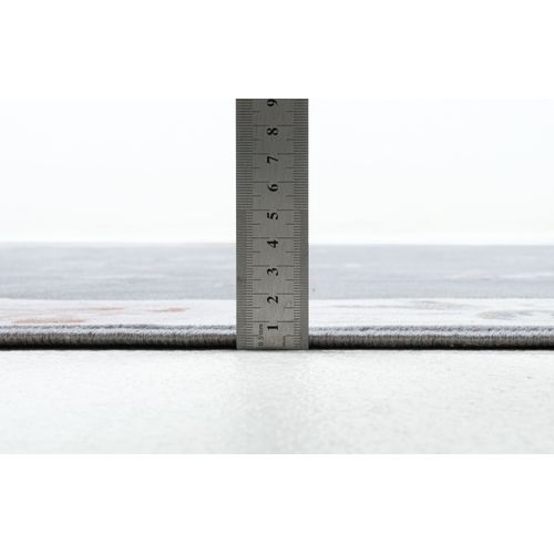 Tapis Tissé En Viscose Cherina 240x340 Cm - Gris