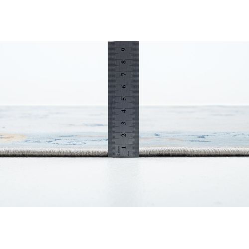 Tapis Tissé En Viscose Cherina 200x290 Cm - Bleu Clair