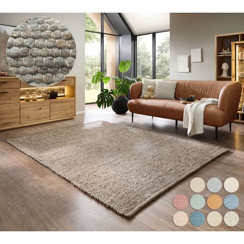 Tapis Réversible En Laine Alpen 120x180 Cm - Marron