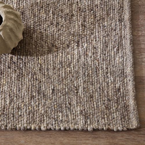 Tapis Réversible En Laine Alpen 190x290 Cm - Marron