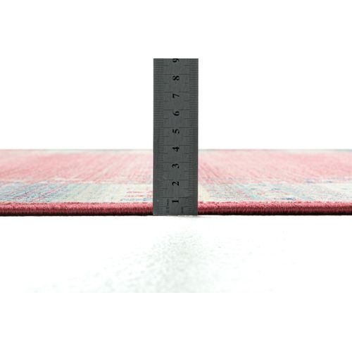 Tapis Tissé En Viscose Cherina 160x230 Cm - Rouge