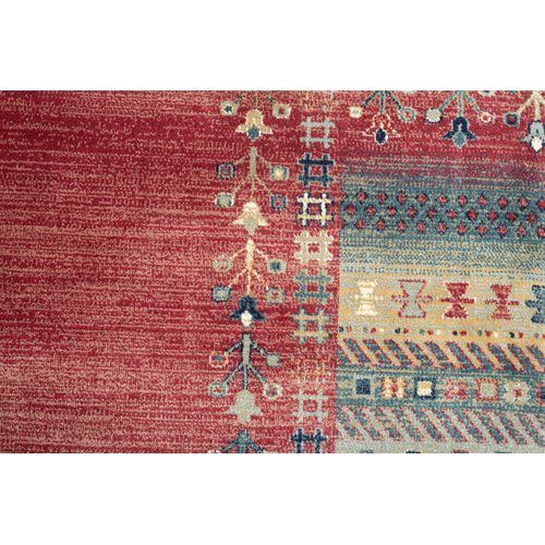 Tapis Tissé En Viscose Cherina 240x340 Cm - Rouge